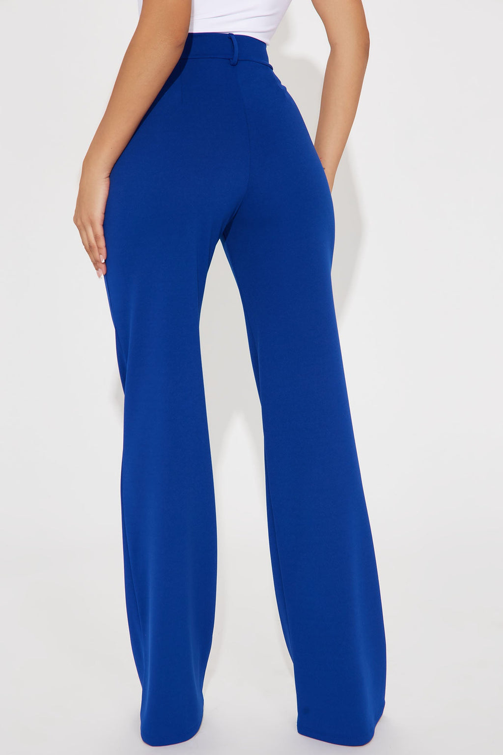 Heidi Wide Leg Trouser Pant - Royal
