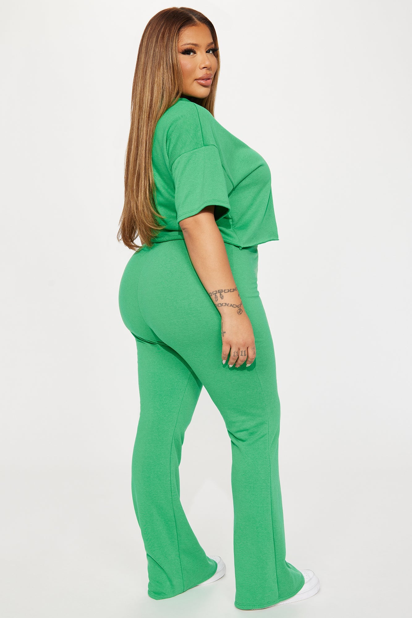 Rich Girl Pant Set - Kelly Green