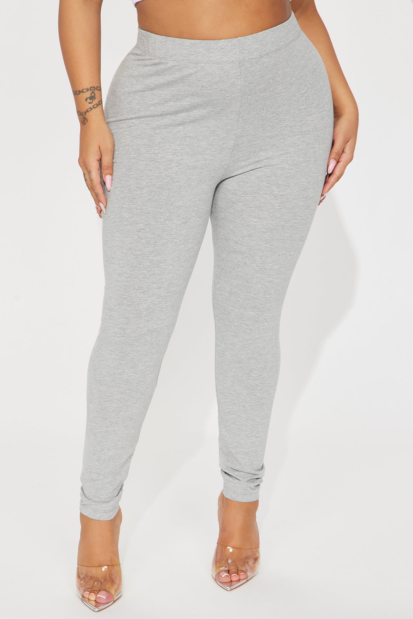 Game Changer Legging - Heather Grey