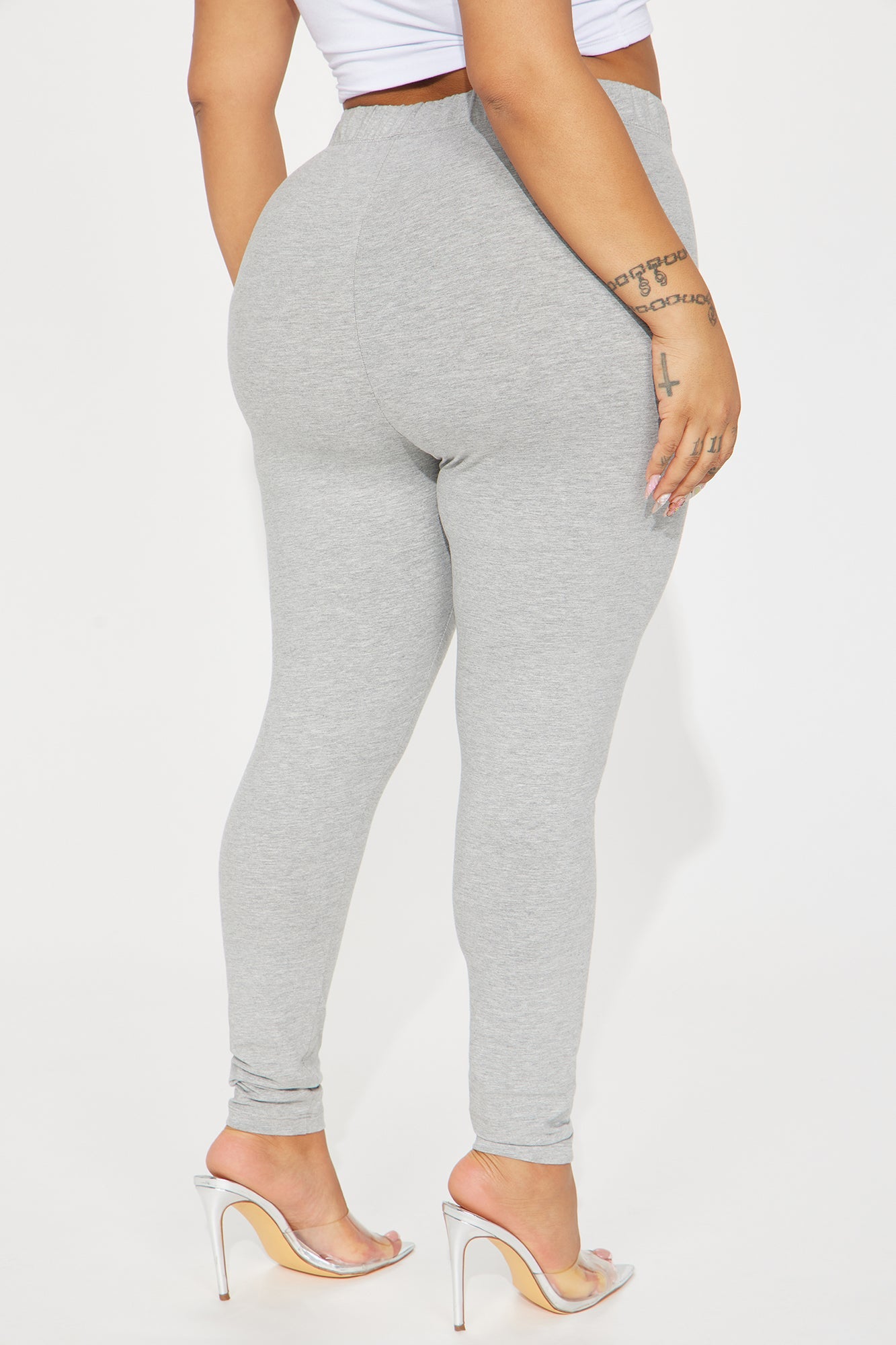 Game Changer Legging - Heather Grey