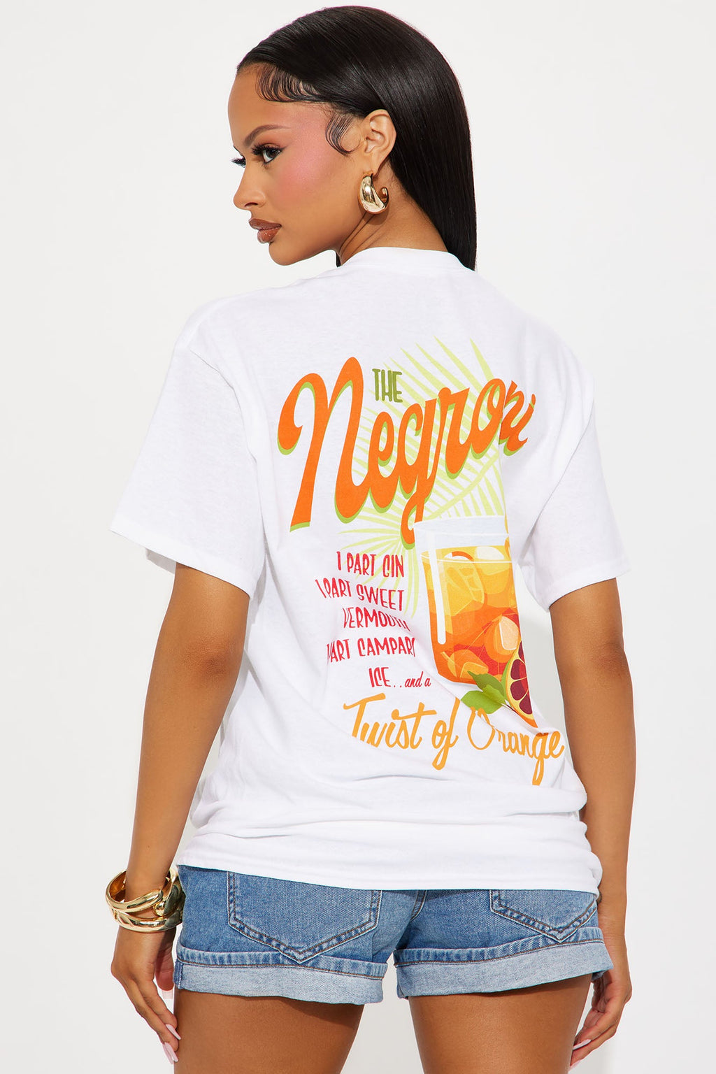 Another Negroni Oversized Tee - White