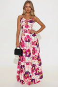 Valencia Maxi Dress - Pink/combo