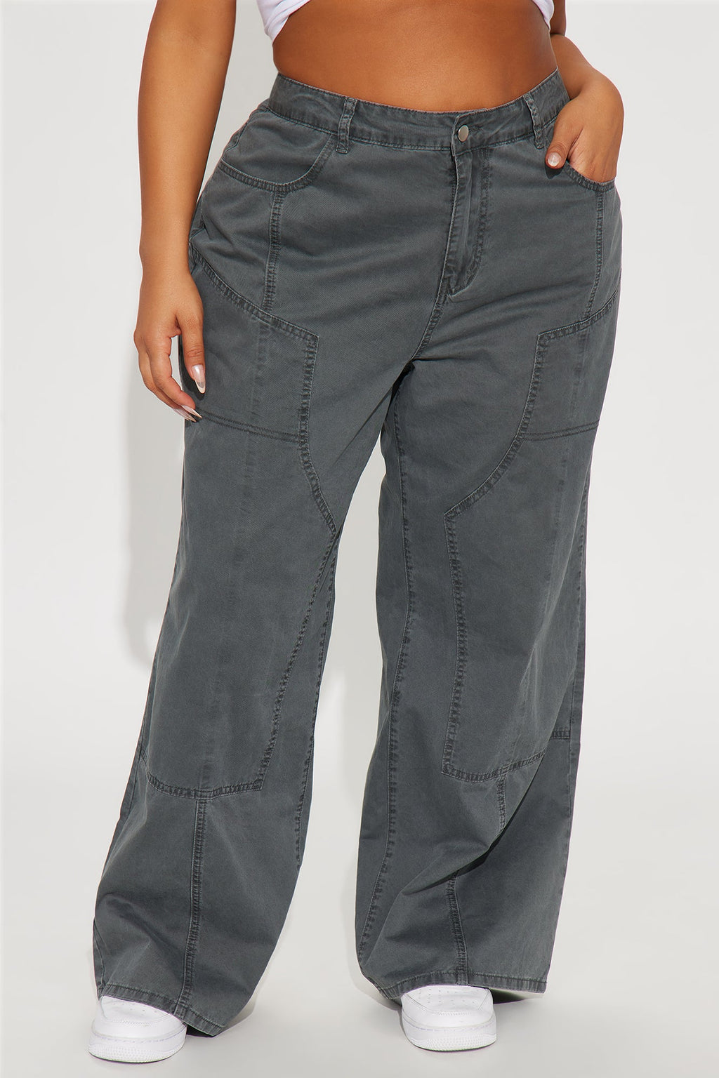 Megan Wide Leg Pant - Black