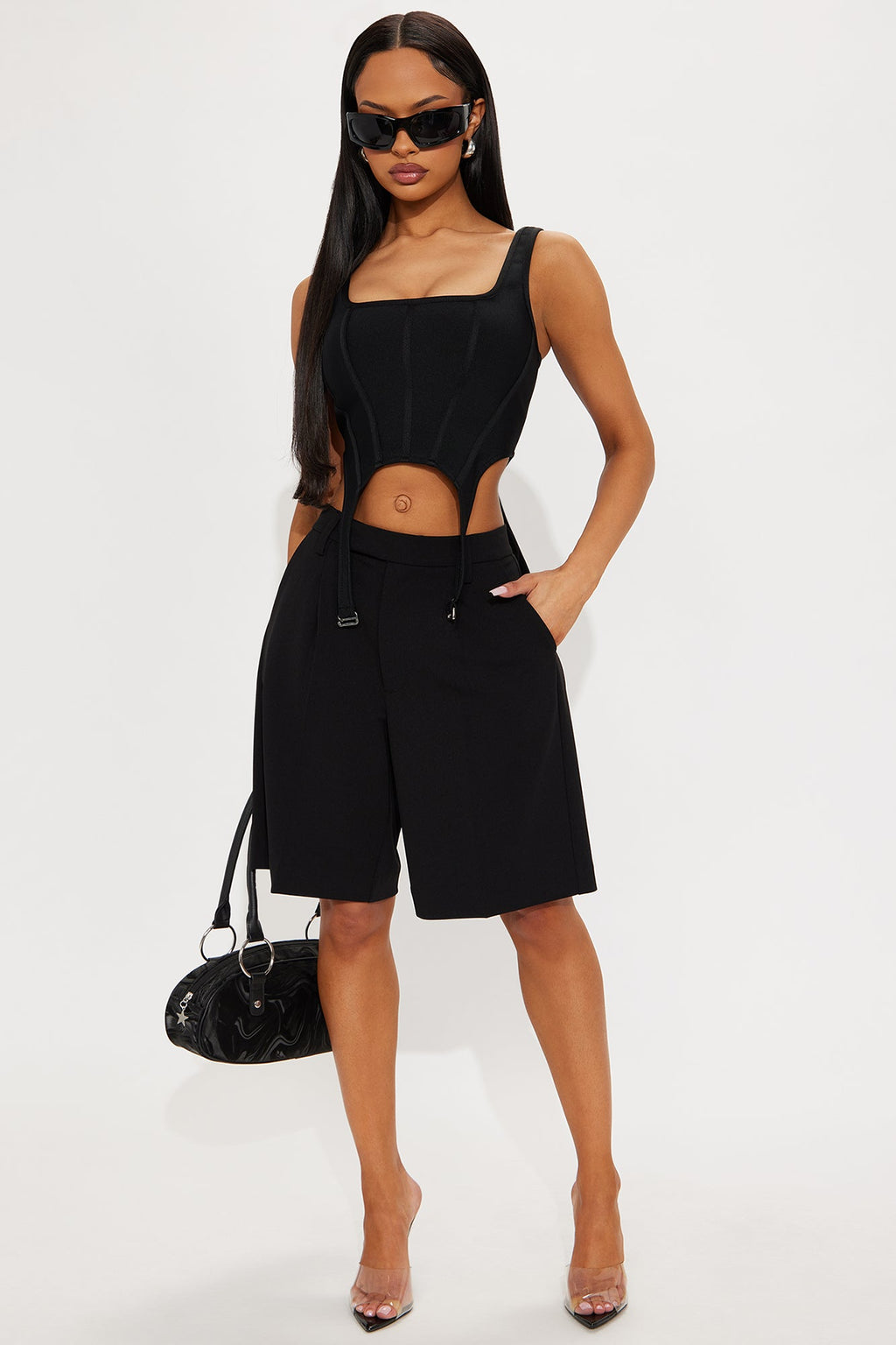 Hold On Bermuda Trouser Short - Black