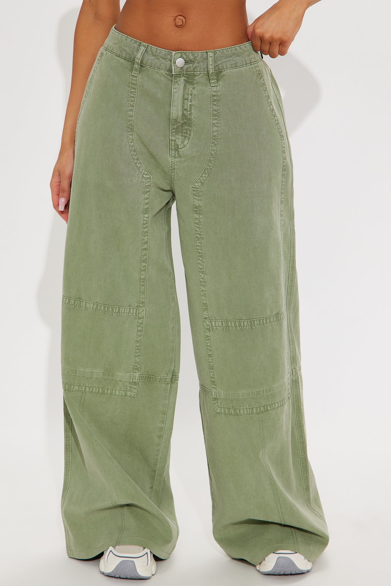 Sarbina Wide Leg Pant - Olive