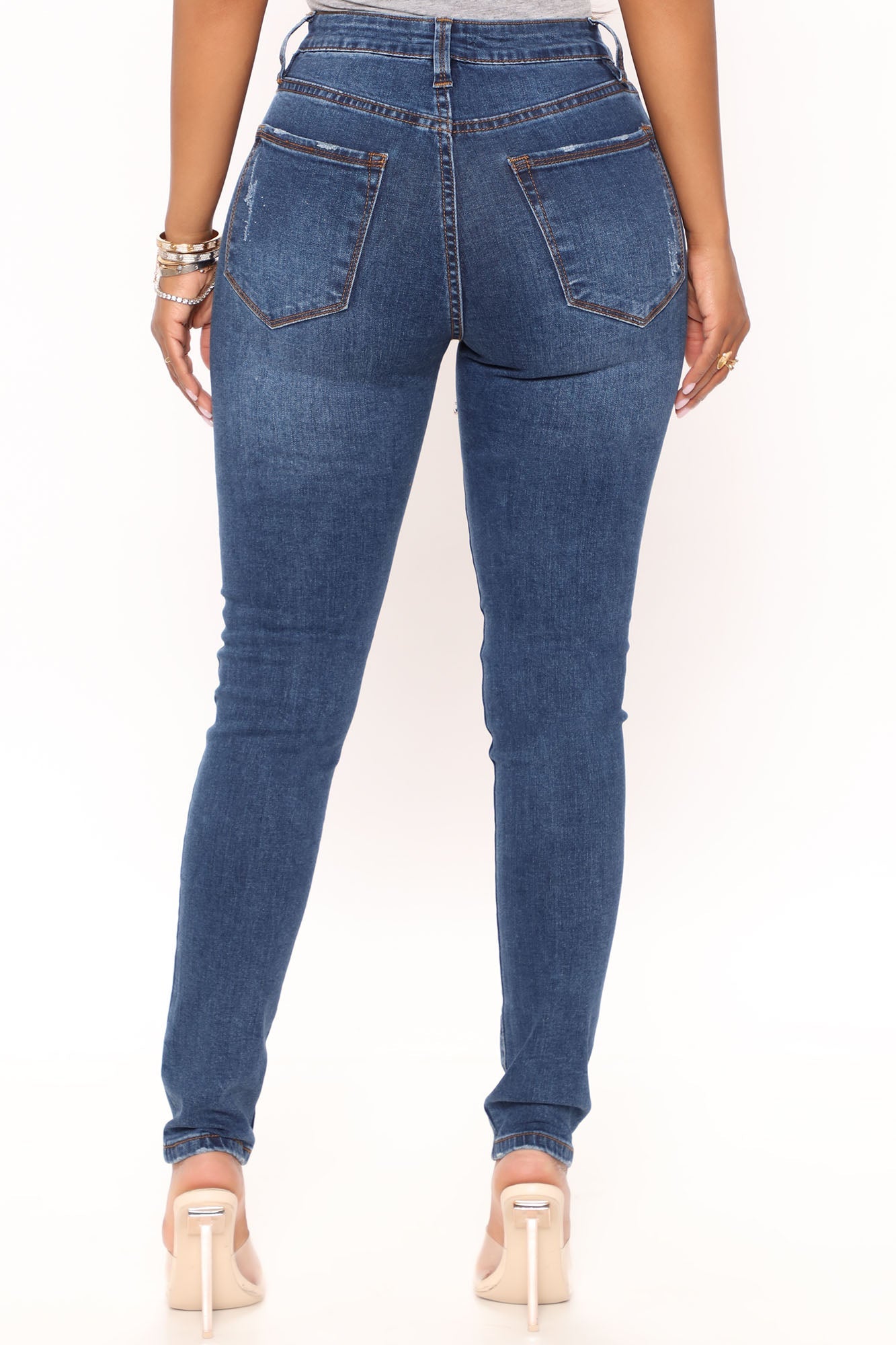 Hannah High Rise Jeans - Dark Denim