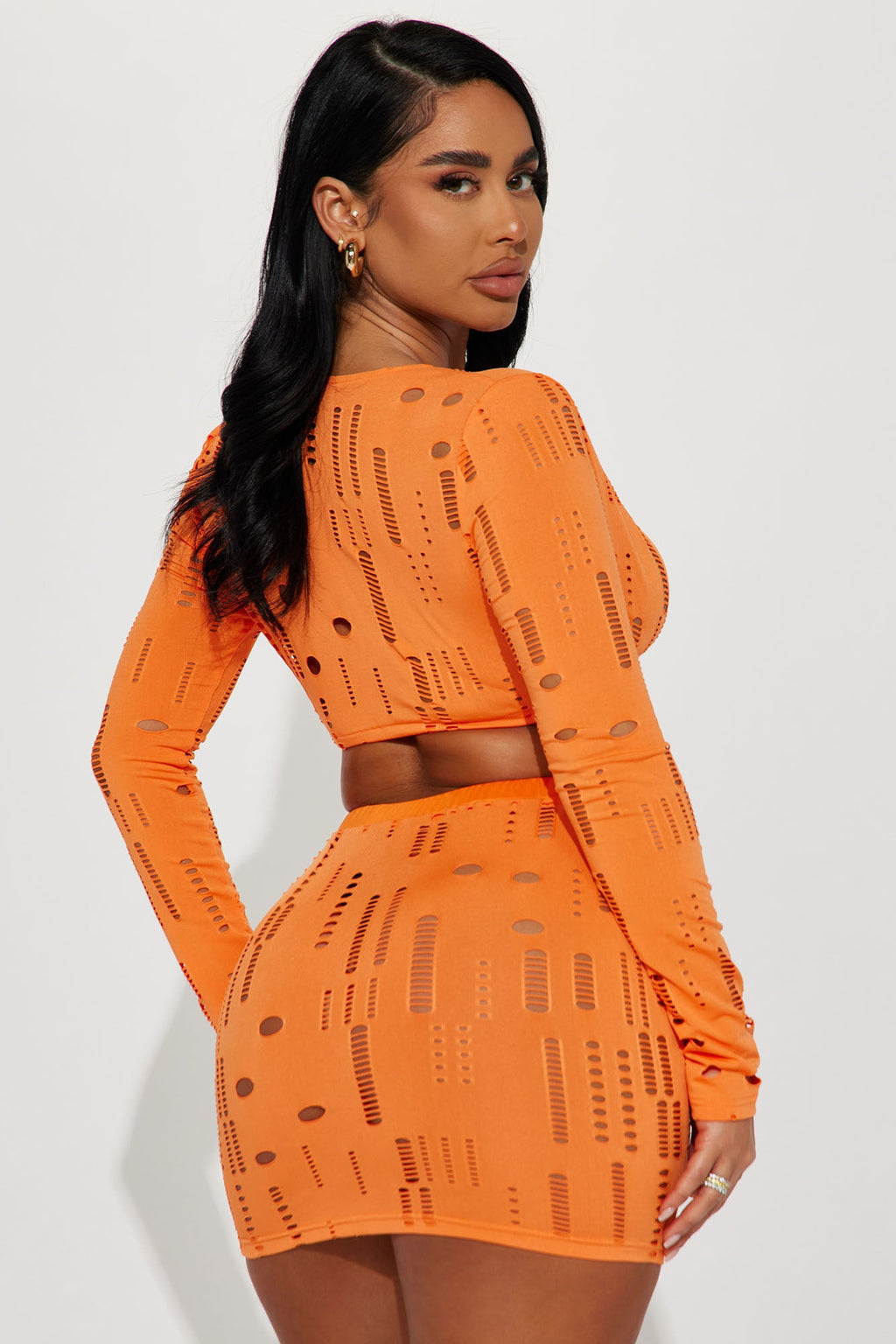 Fun Day Skirt Set - Orange