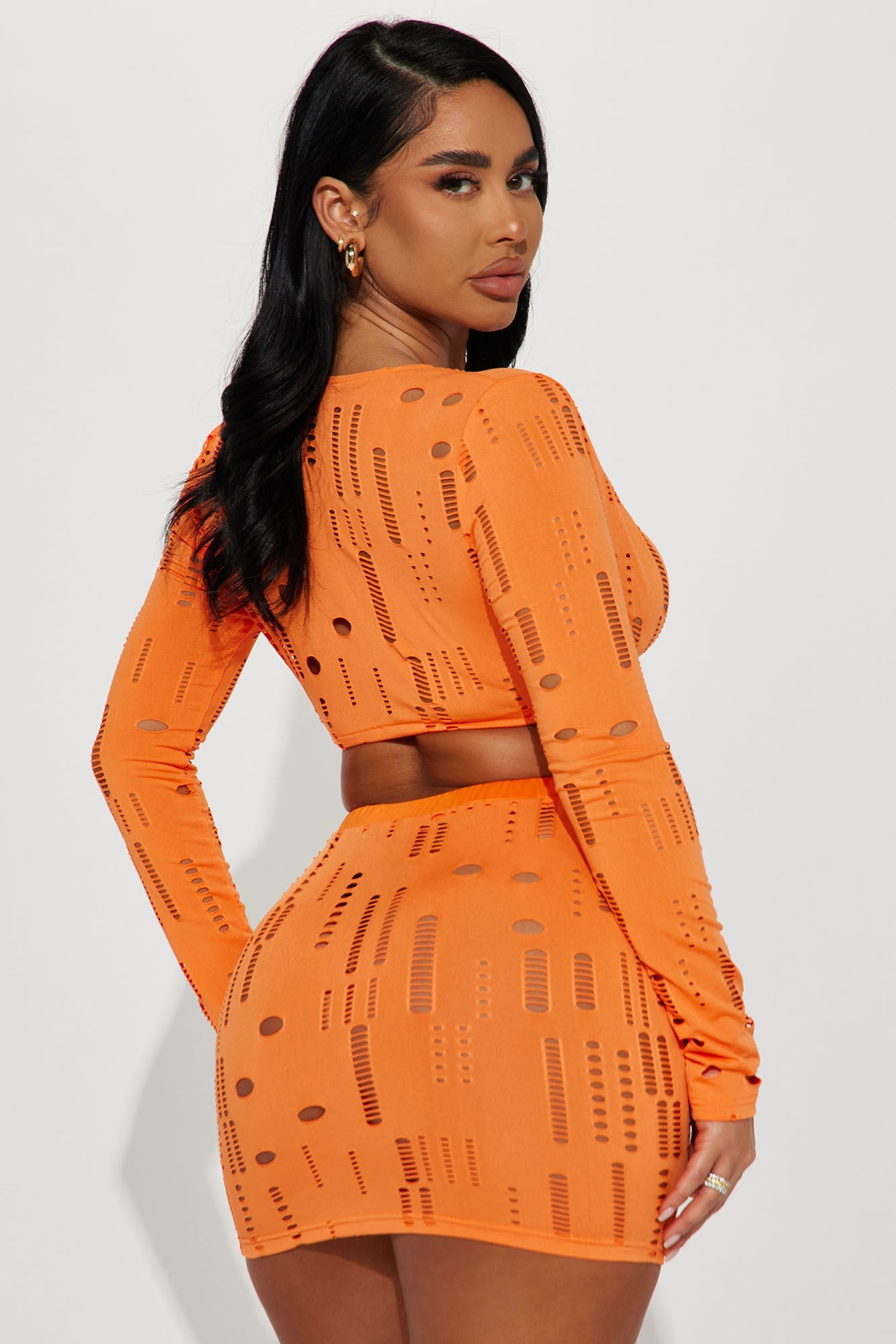 Fun Day Skirt Set - Orange