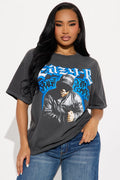 Eazy-E Compton Washed Oversized Tee - Black