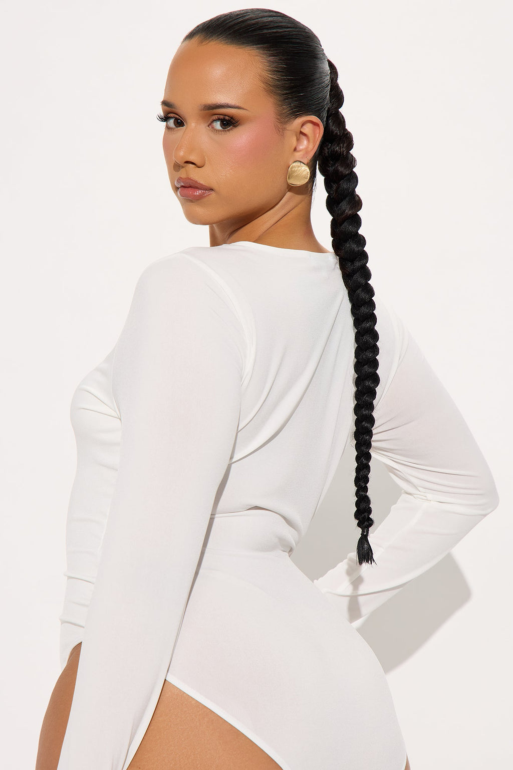 Obsessed With Me Bodysuit - White