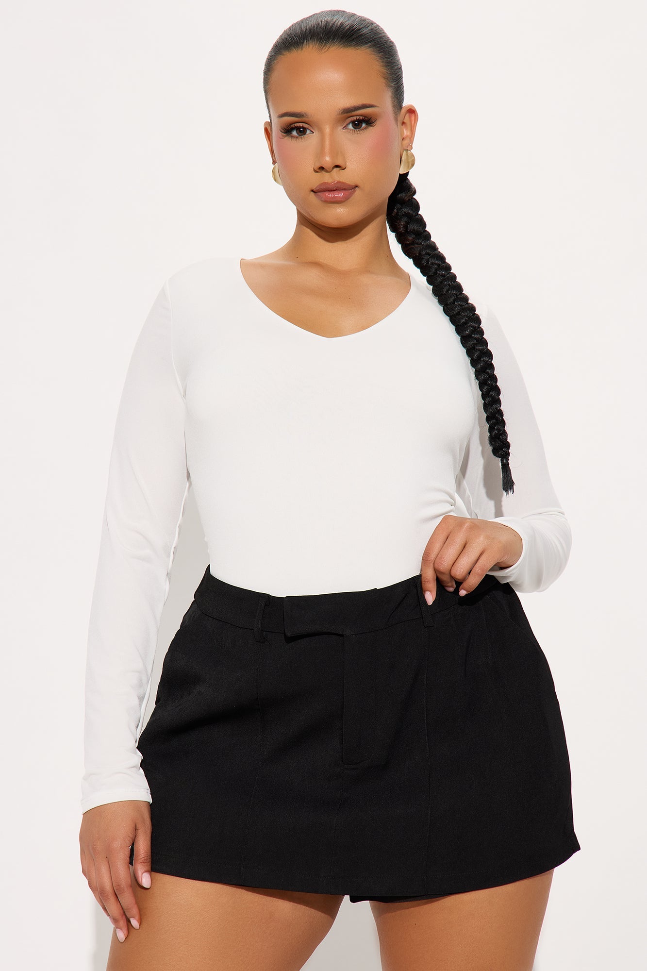 Obsessed With Me Bodysuit - White