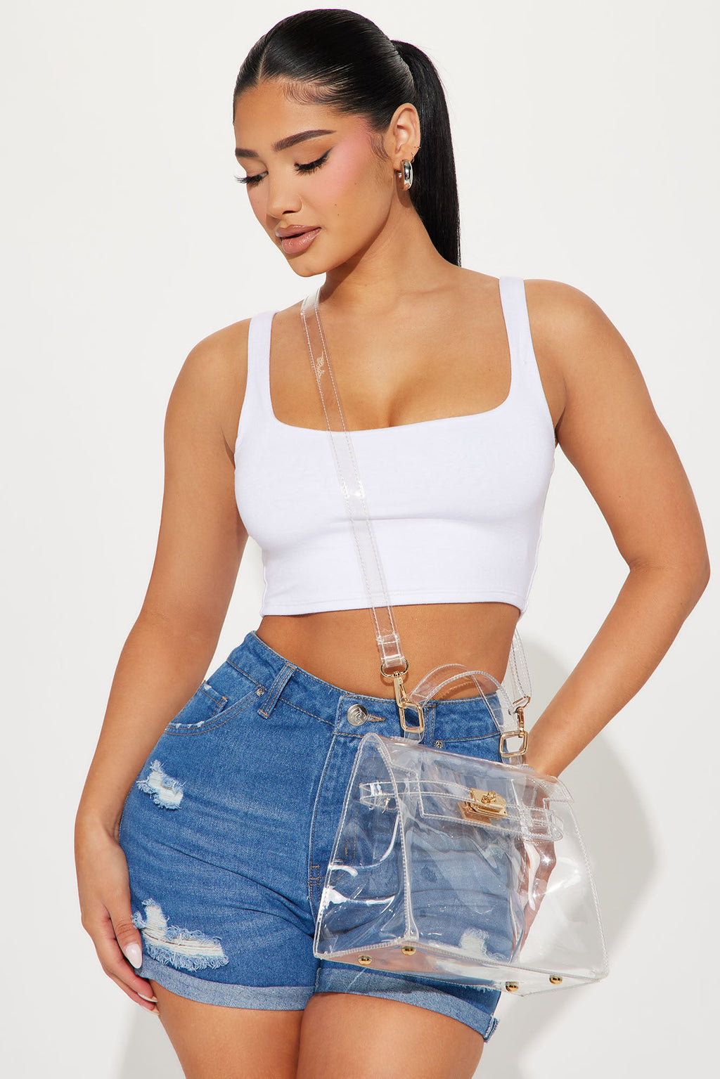 The Perfect Match Handbag - Clear