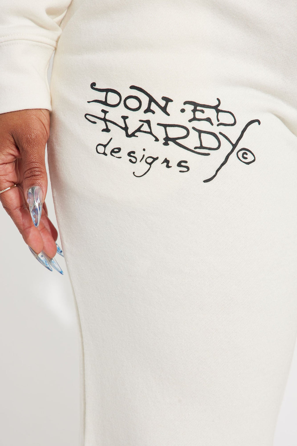 Ed Hardy Dragon Heart Pant - Ivory