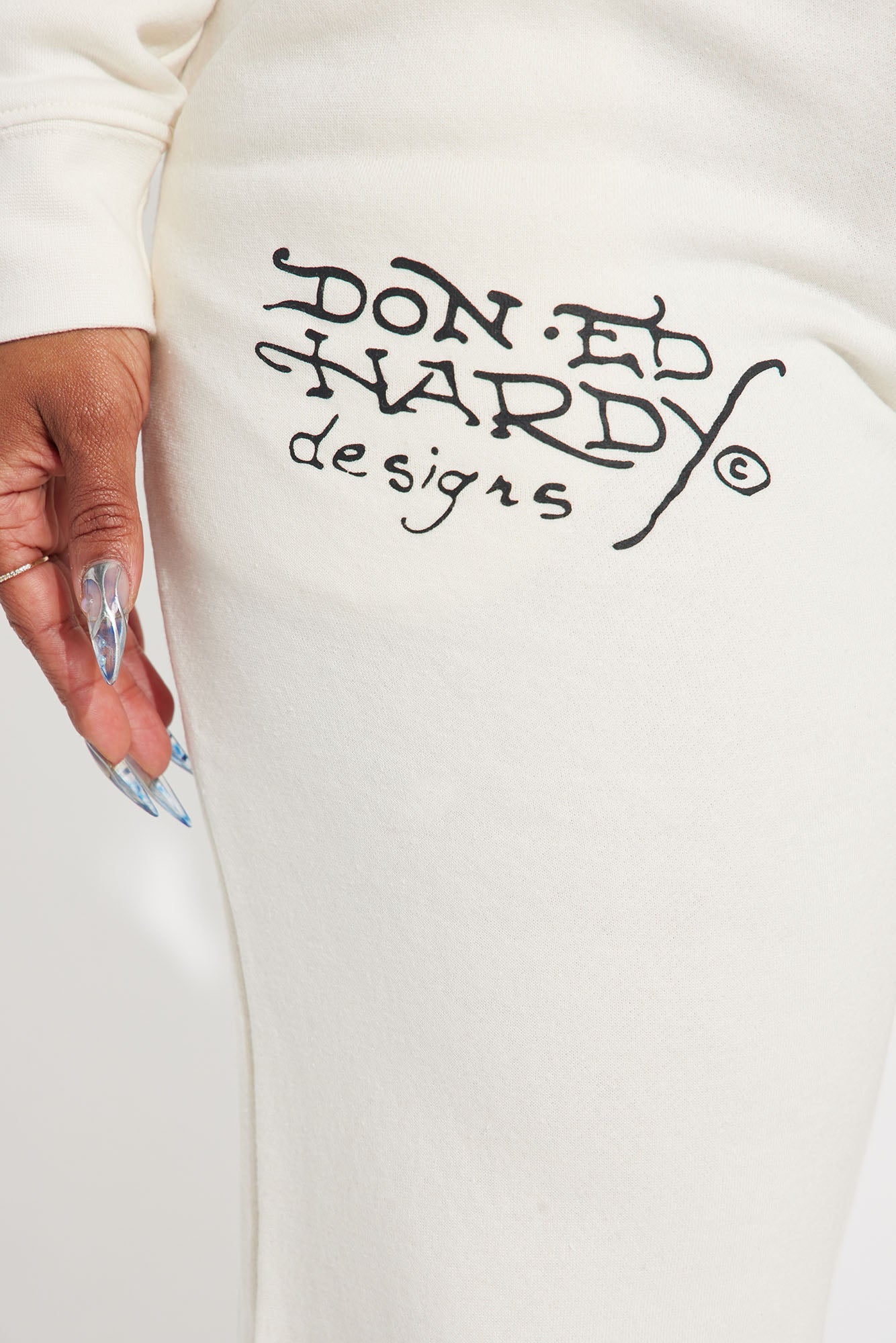 Ed Hardy Dragon Heart Pant - Ivory