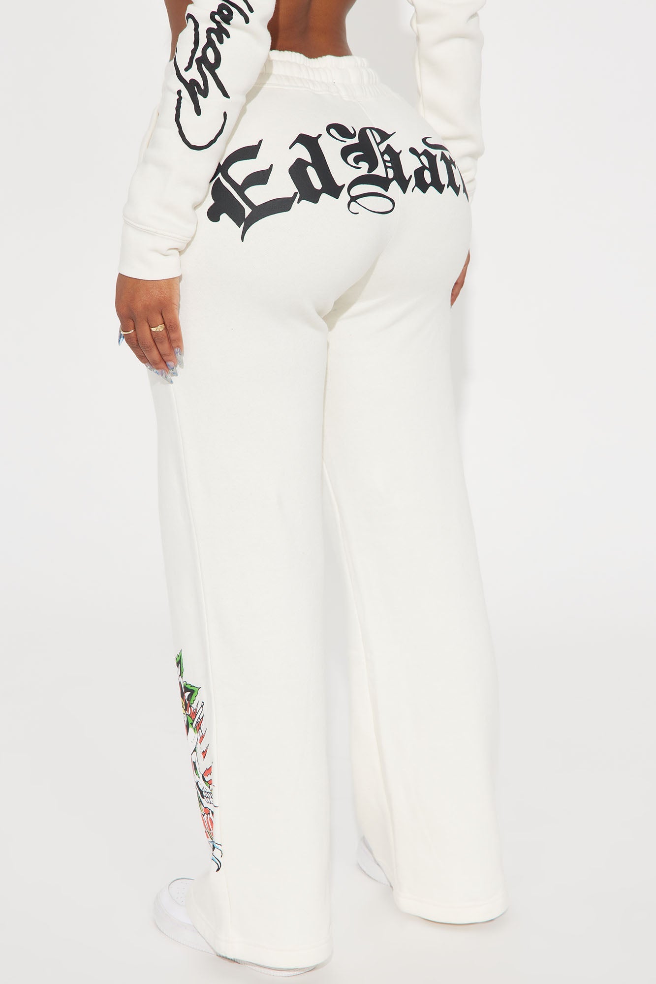 Ed Hardy Dragon Heart Pant - Ivory