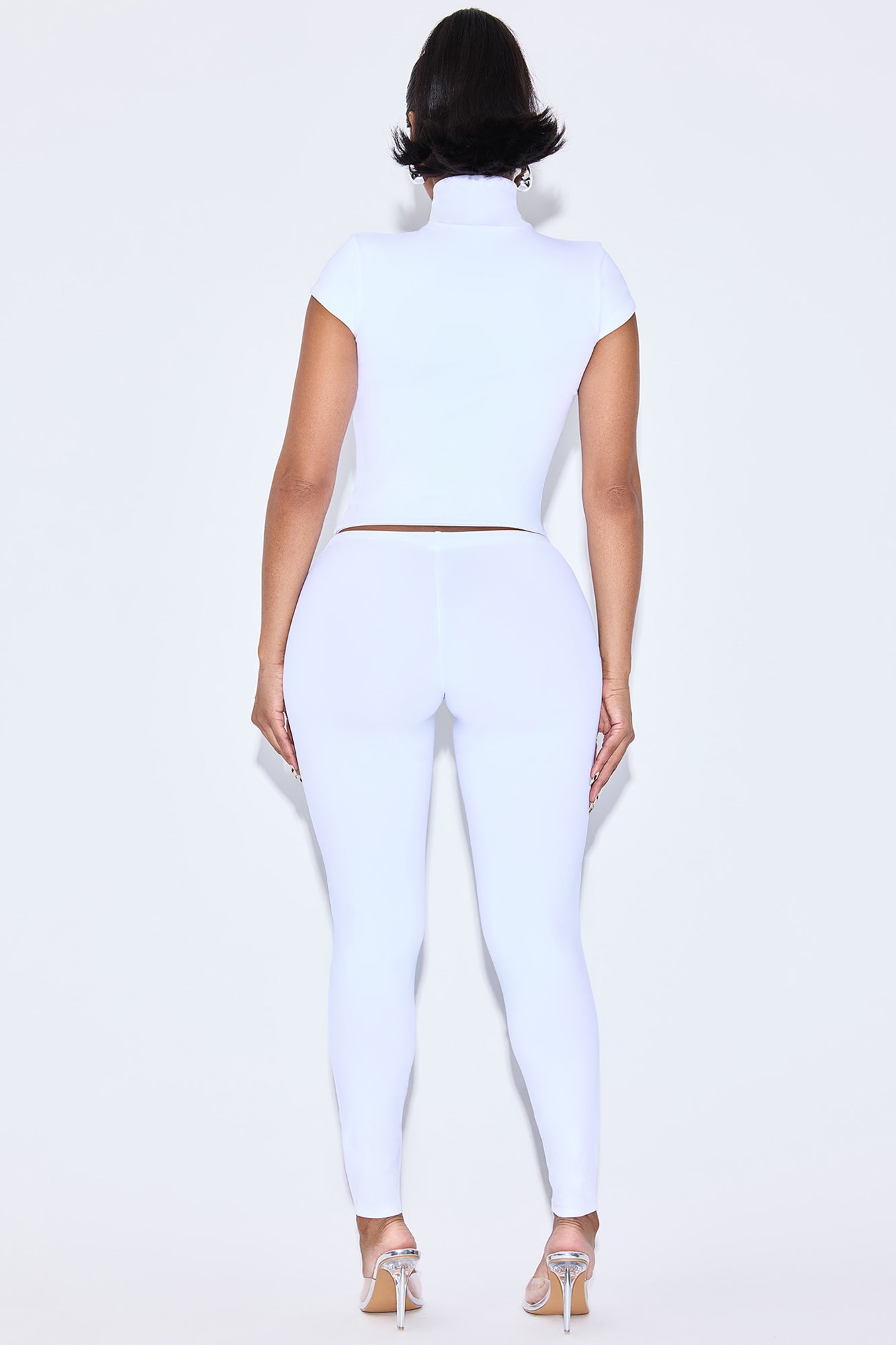 Dixie Double Lined Pant Set - Off White