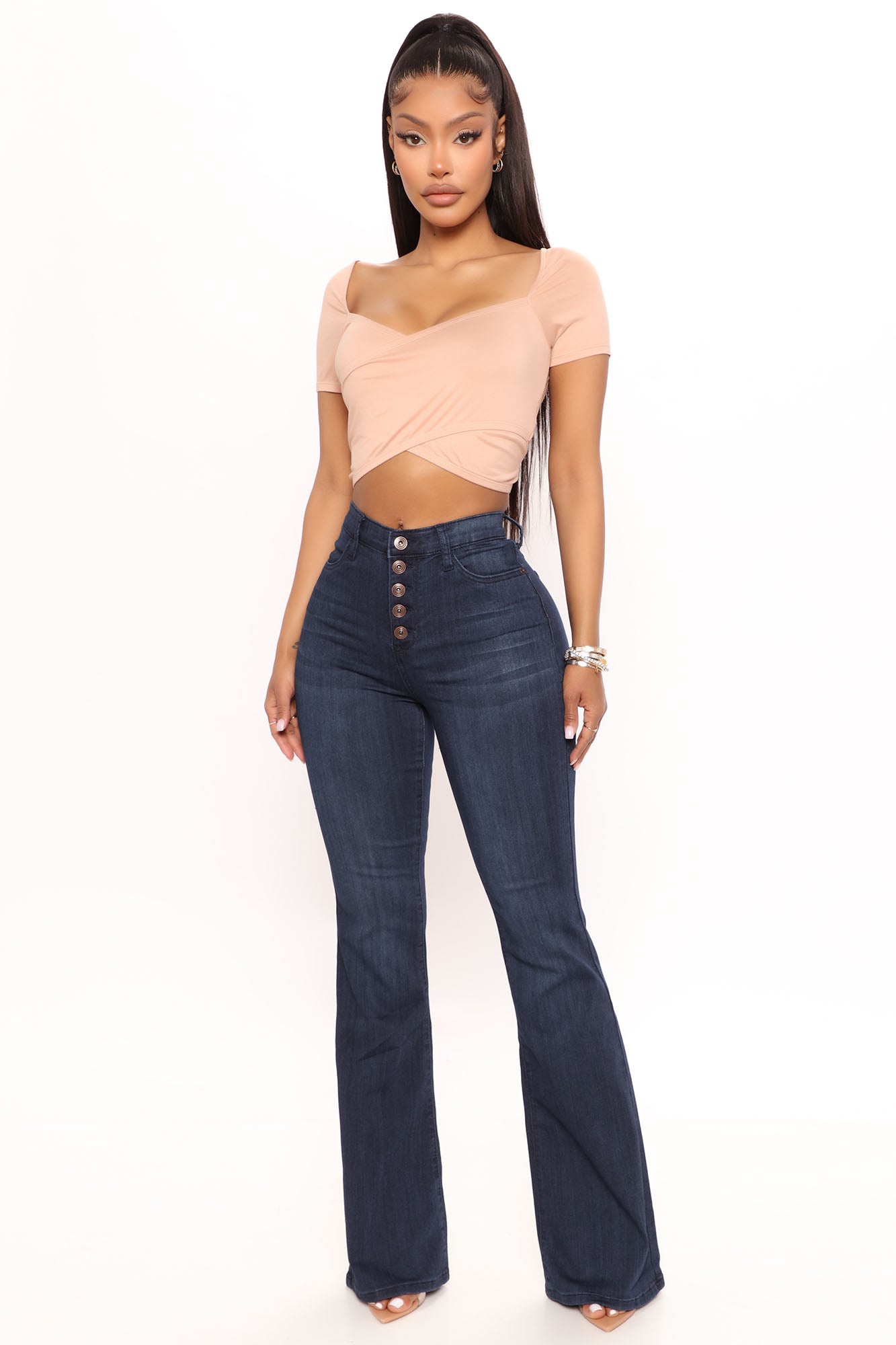 All Flared Up Jean - Dark Denim