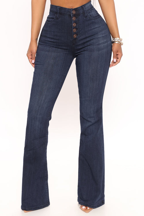 All Flared Up Jean - Dark Denim
