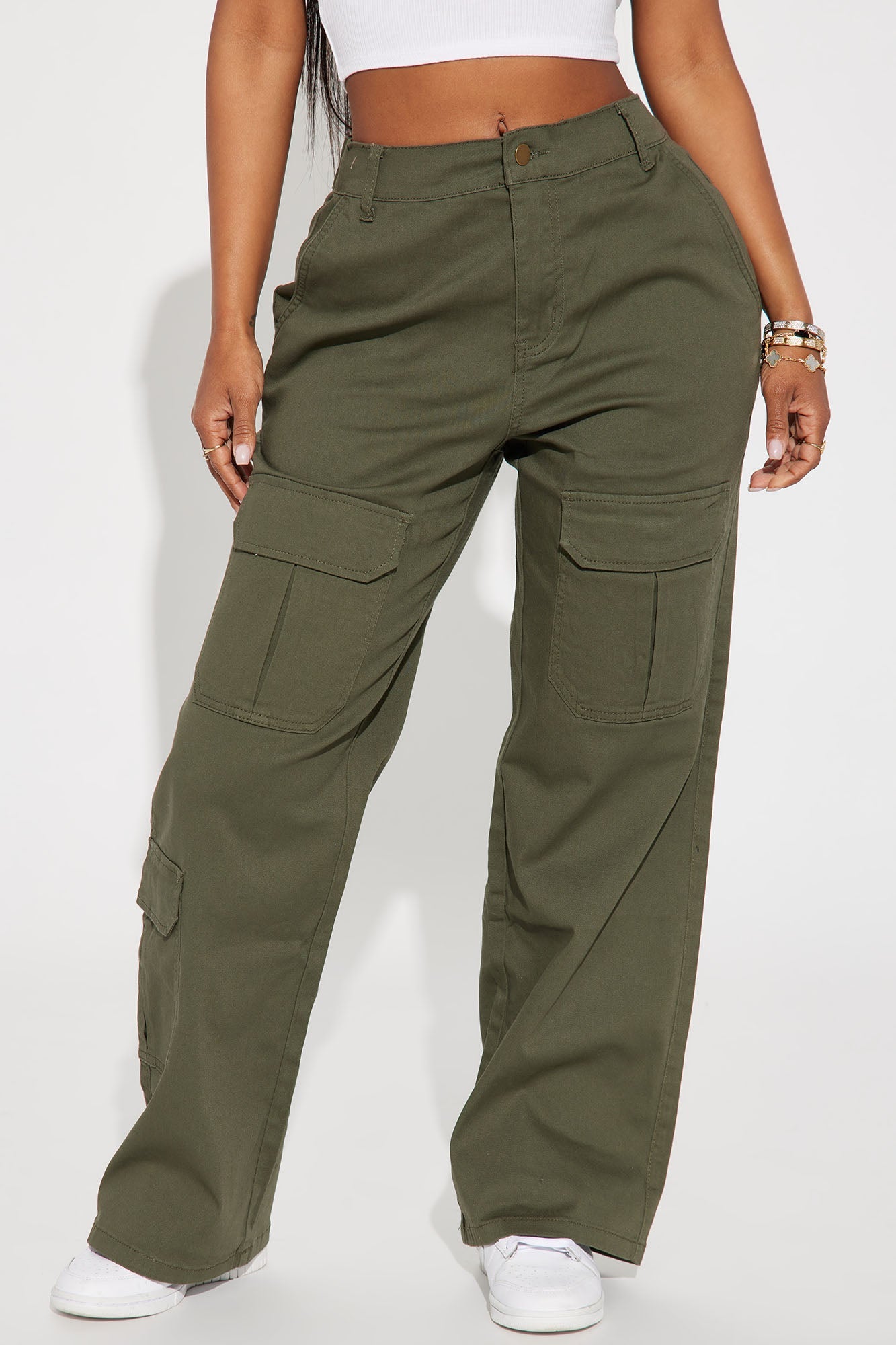 Out Of My Lane Cargo Pant - Olive
