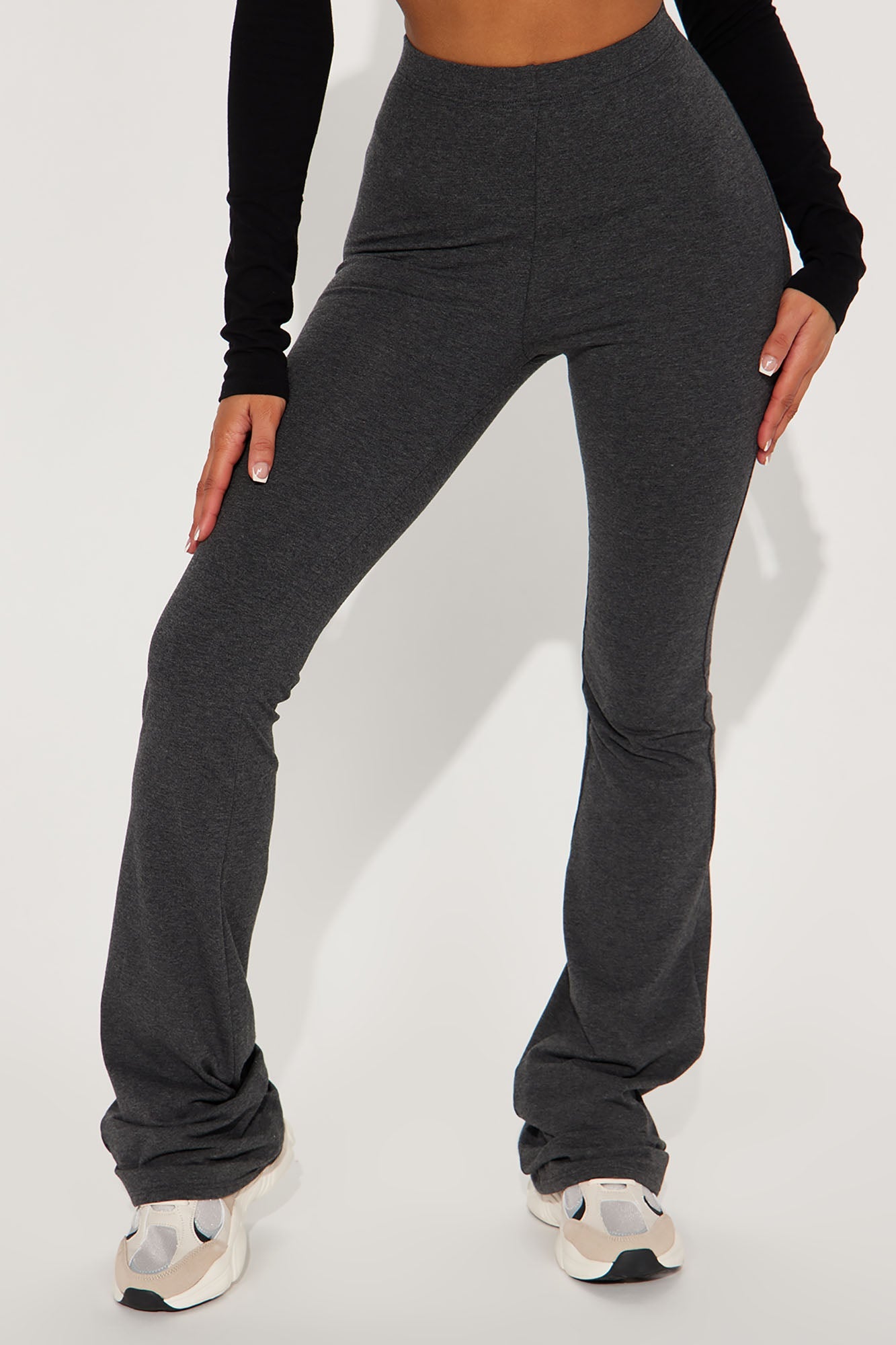 Tall Adriana Flare Pant - Charcoal