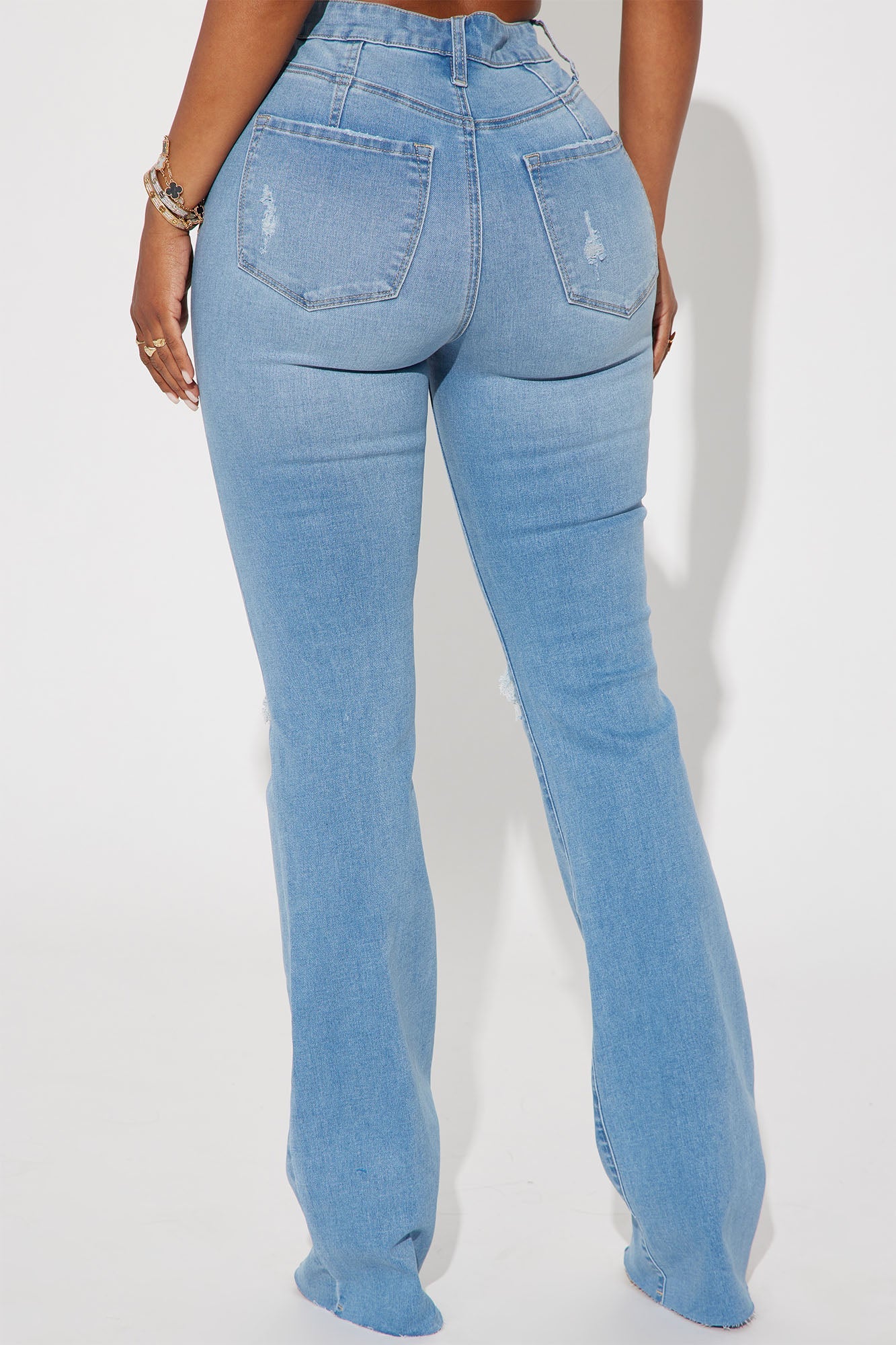 All Yours Curvy Stretch Bootcut Jean - Light Wash