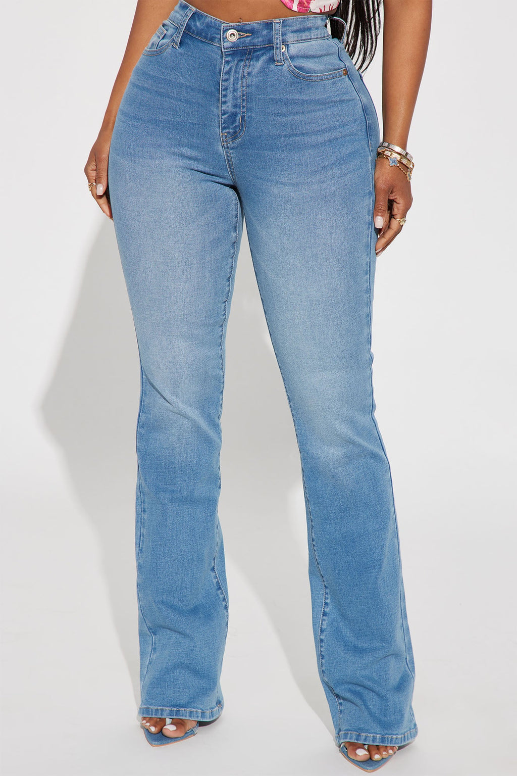 Houston Curvy Stretch Bootcut Jean - Medium Wash