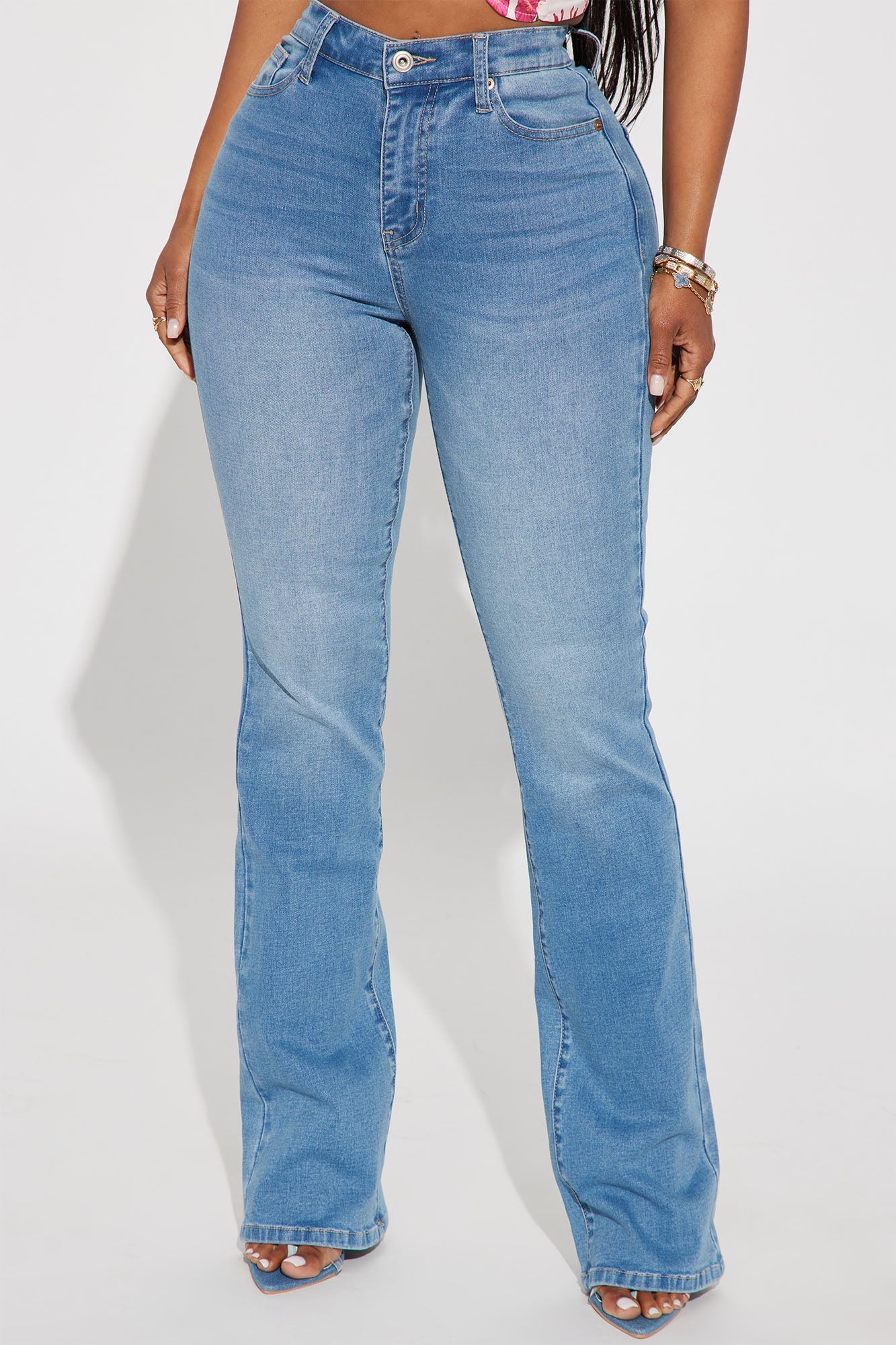 Houston Curvy Stretch Bootcut Jean - Medium Wash