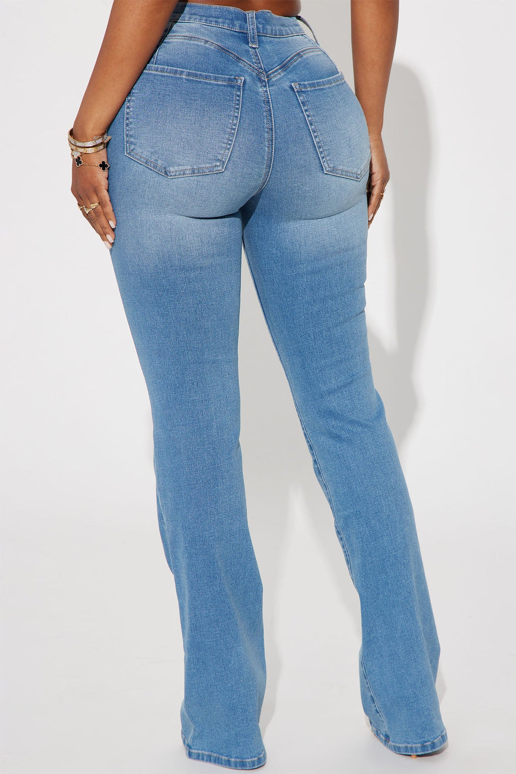 Houston Curvy Stretch Bootcut Jean - Medium Wash