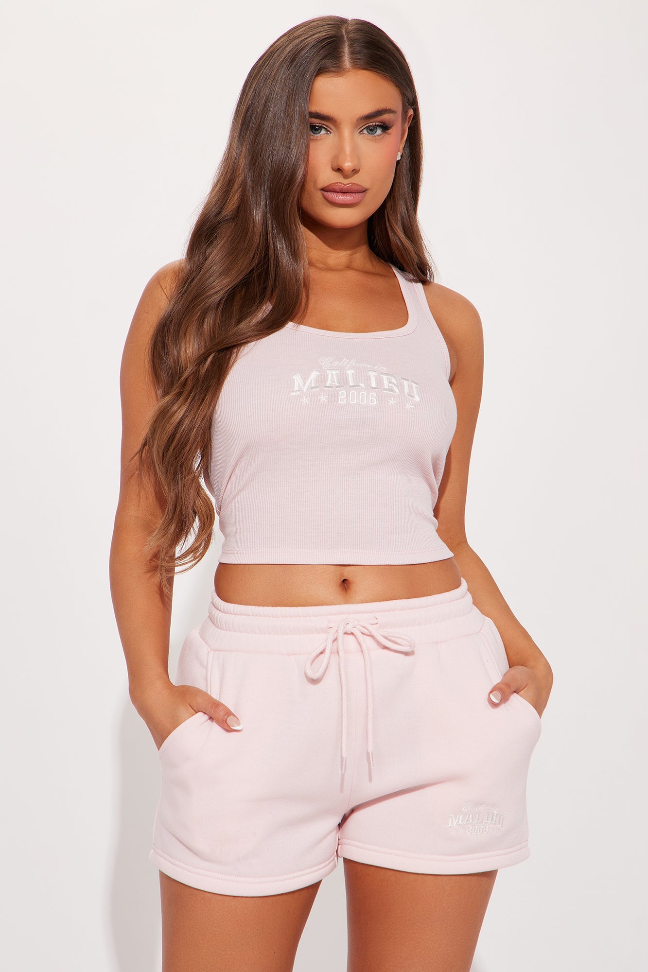 Malibu Babe Short Set - Pink