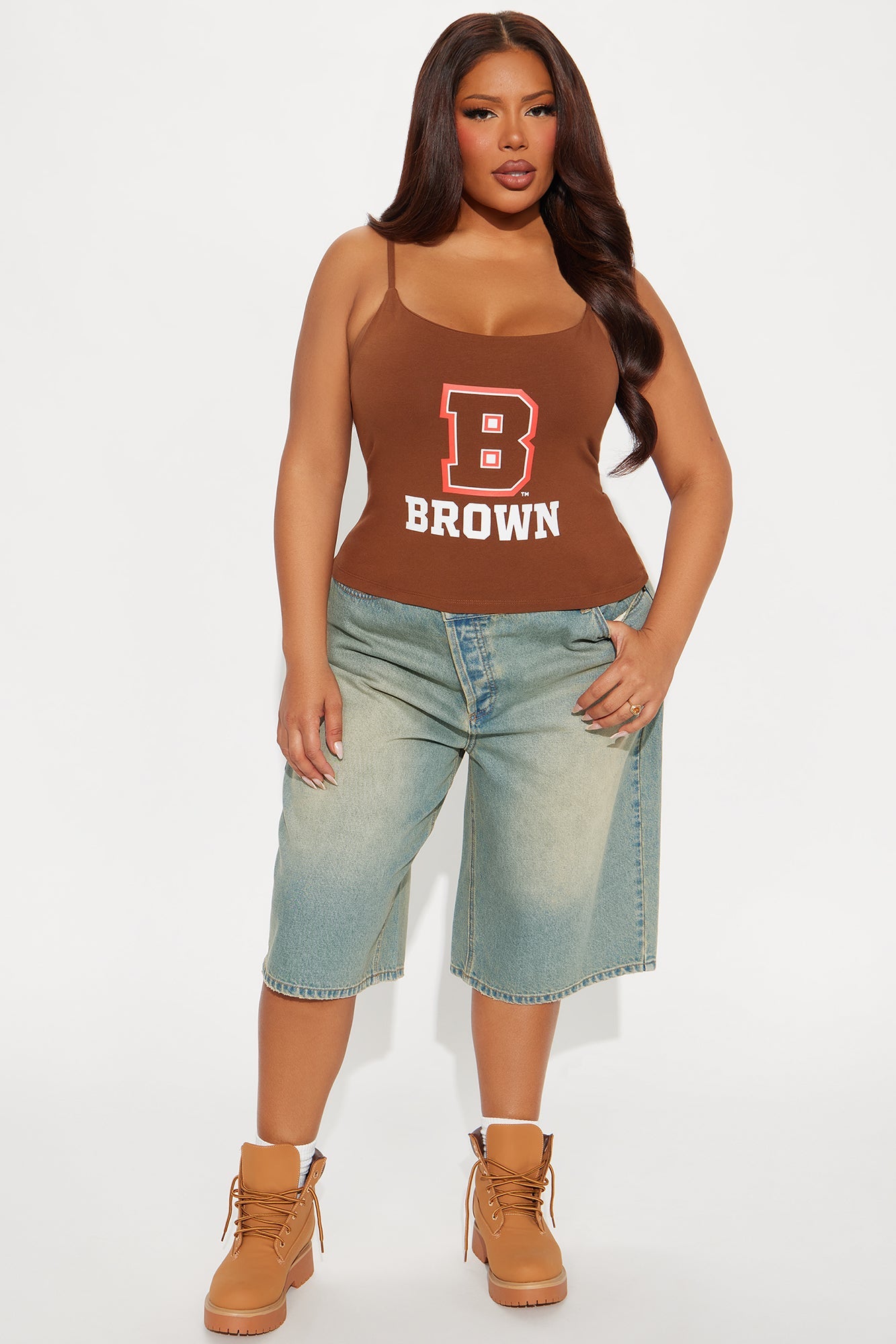 Brown University Cami Tee - Brown