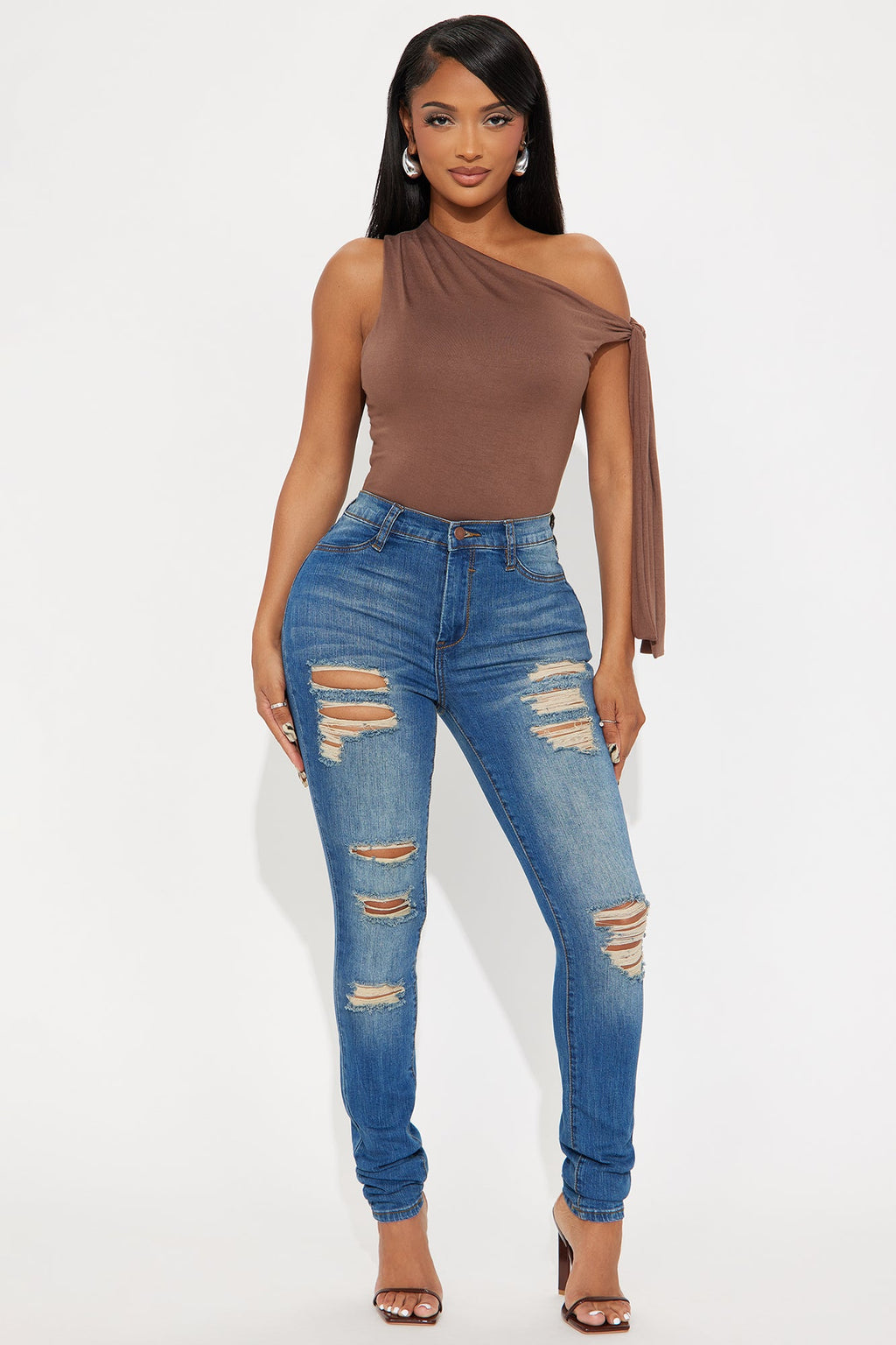 Tall Tough It Up Stretch Skinny Jeans - Dark Wash