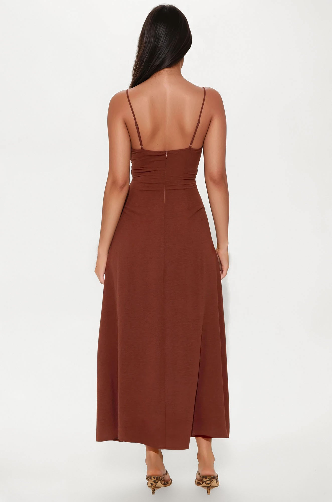 Laura Airflow Maxi Dress - Chocolate
