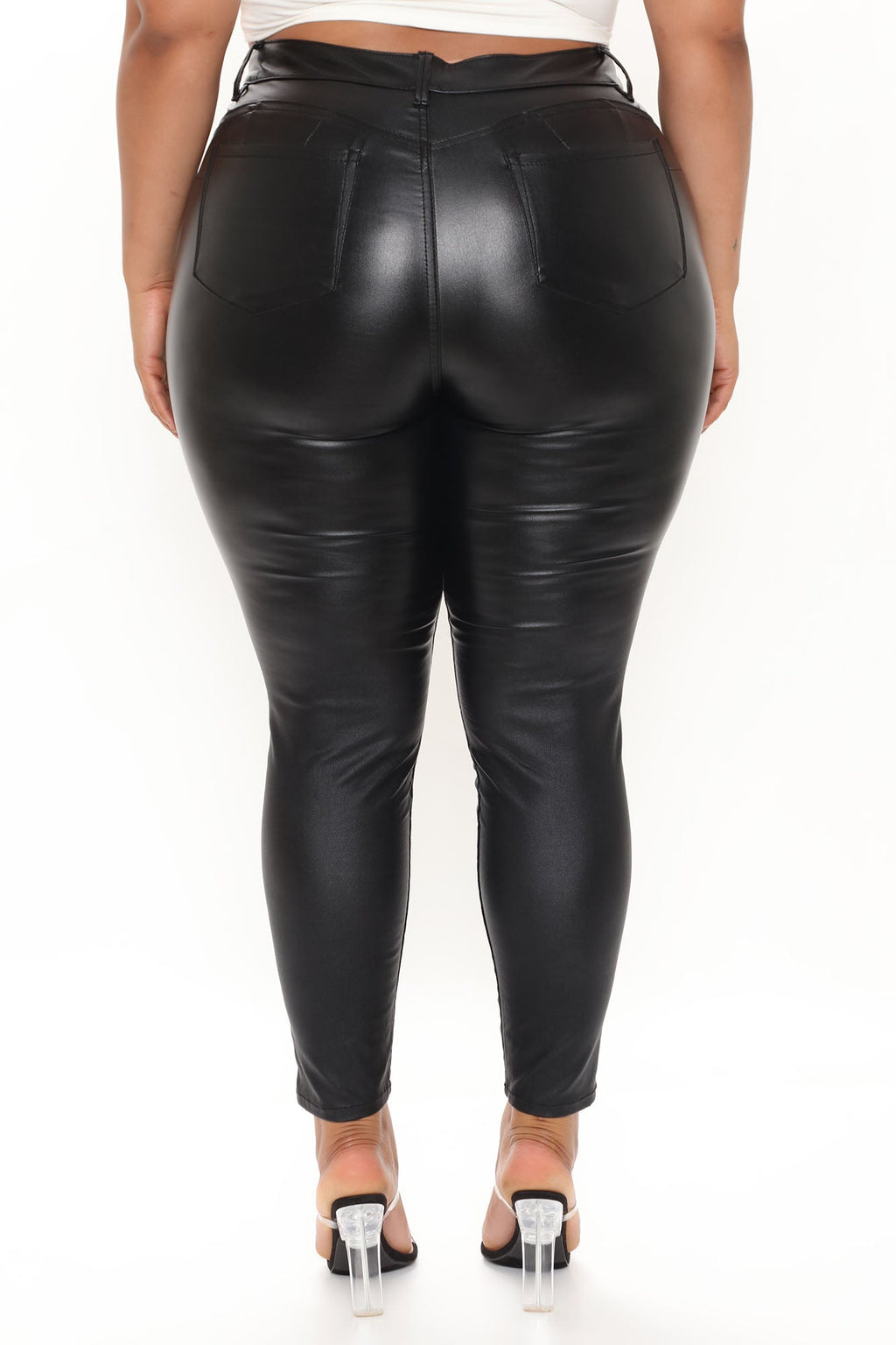 She Bad PU Leather Pant - Black