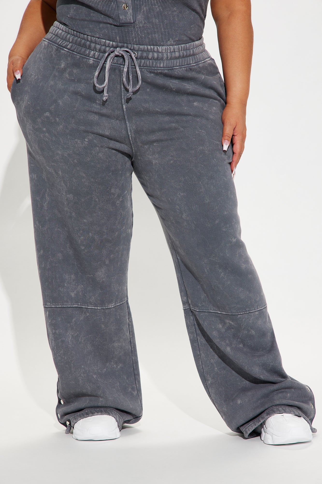 New York Washed Sweatpant - Charcoal