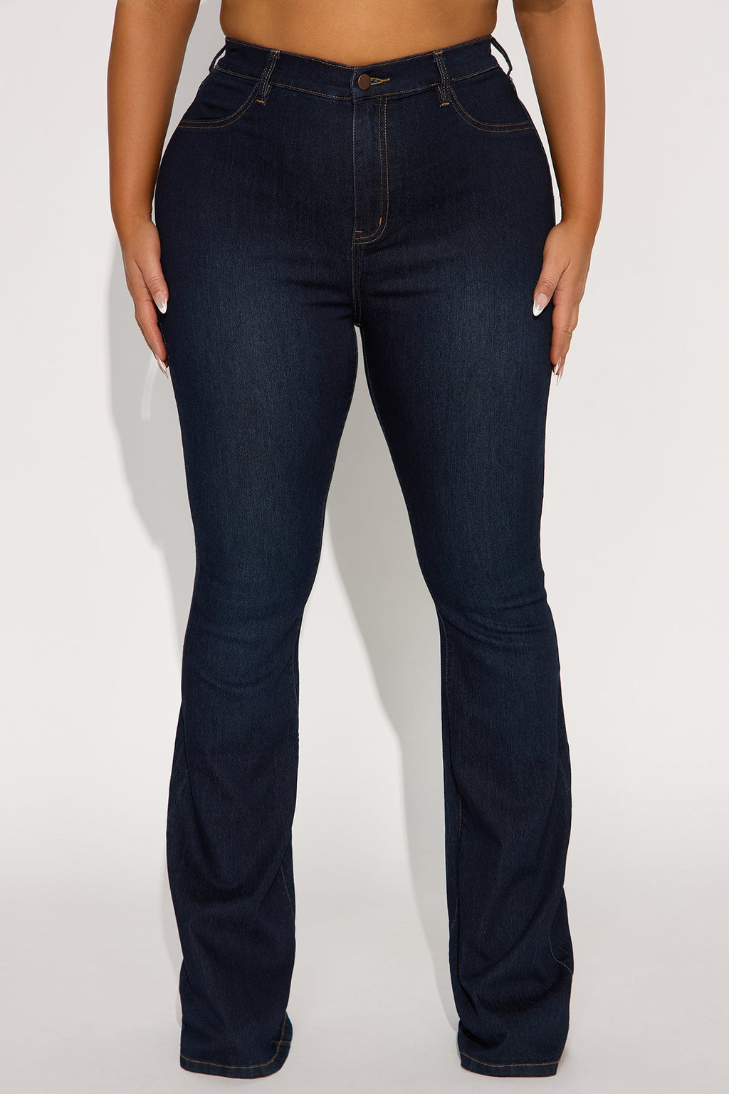 Tall Deep In My Soul Flare Jeans - Dark Denim