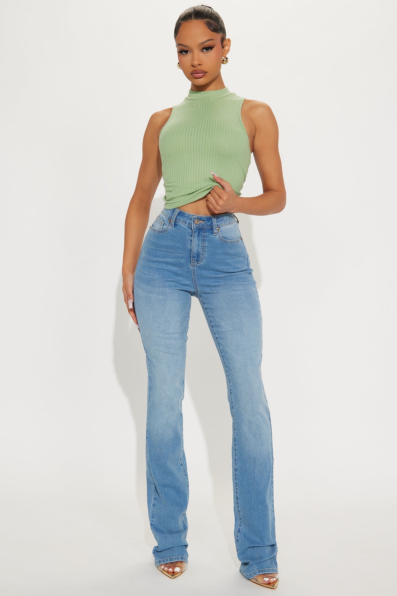 Tall Houston Curvy Stretch Bootcut Jean - Medium Wash