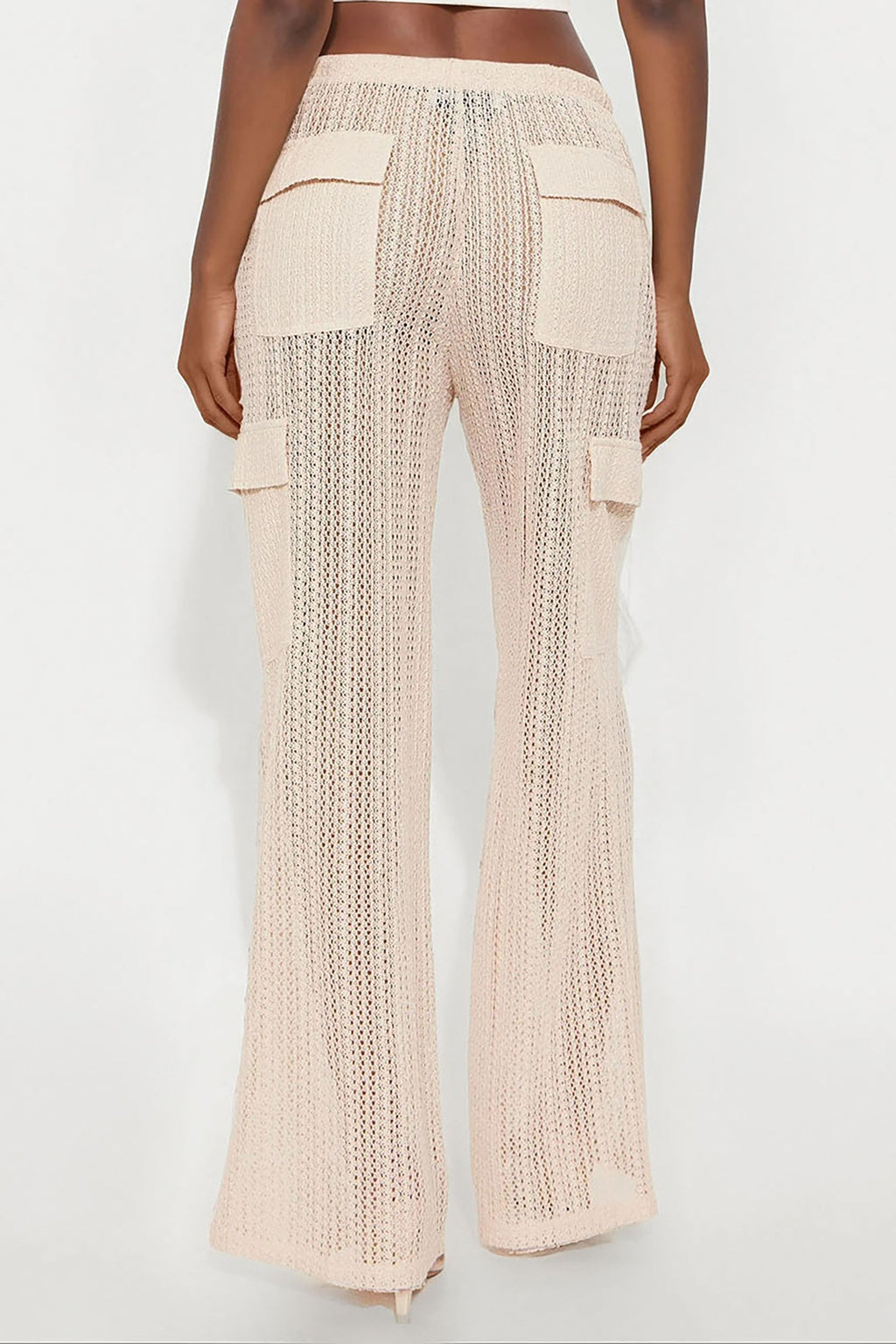 Fun Times Crochet Wide Leg Pant - Cream