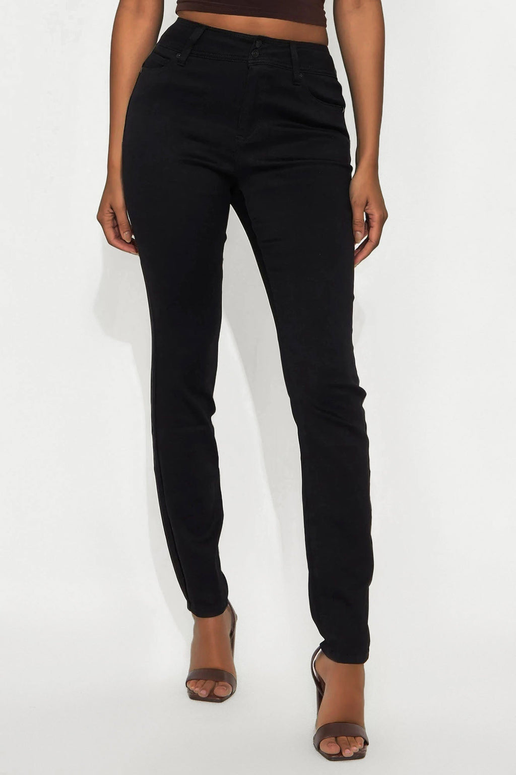 Tall Snatch Me Tight Booty Lifter Skinny Jeans - Black
