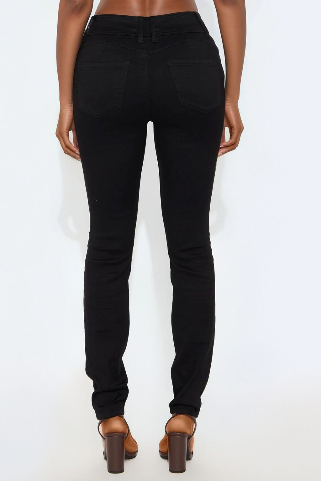 Tall Snatch Me Tight Booty Lifter Skinny Jeans - Black