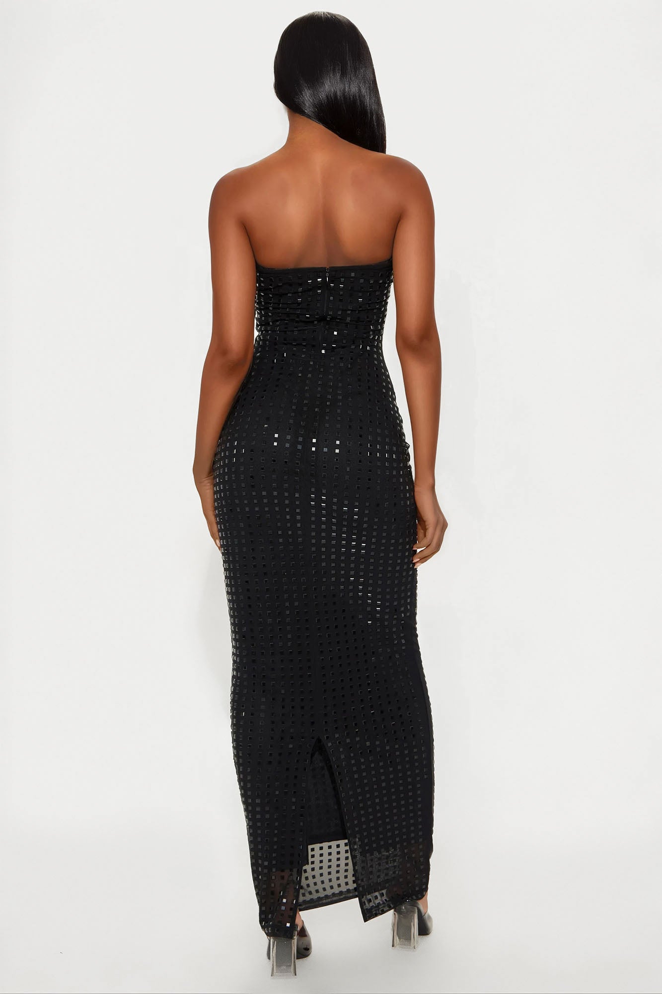Jolene Embellished Maxi Dress - Black