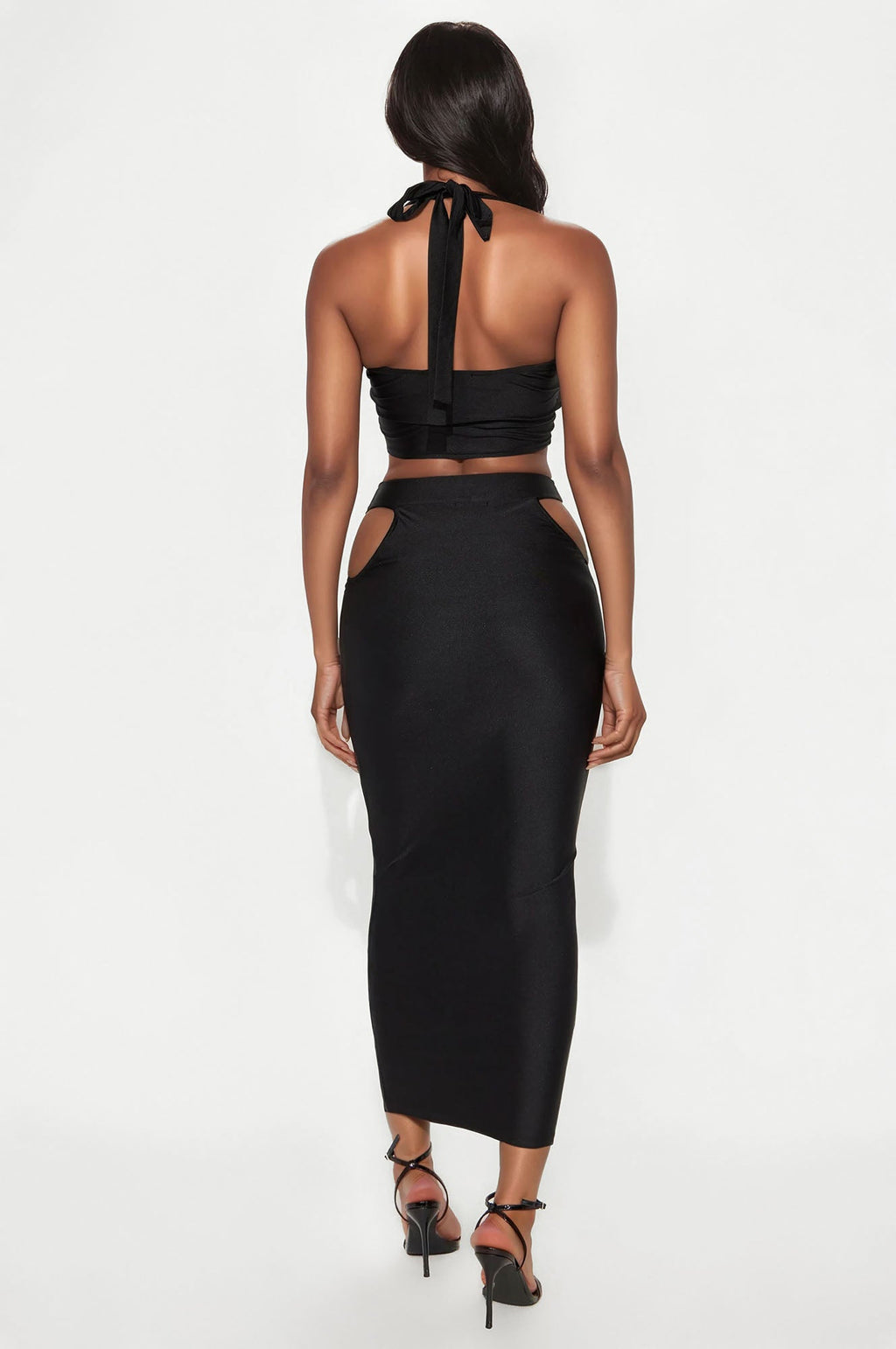 Your Darkest Desires Skirt Set - Black