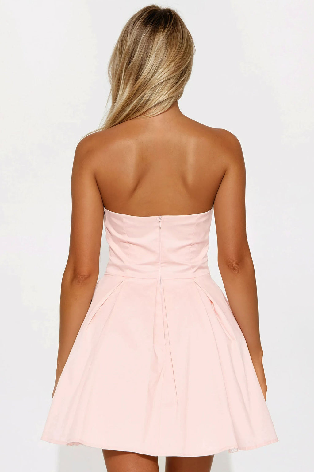 Harper Poplin Mini Dress - Pink