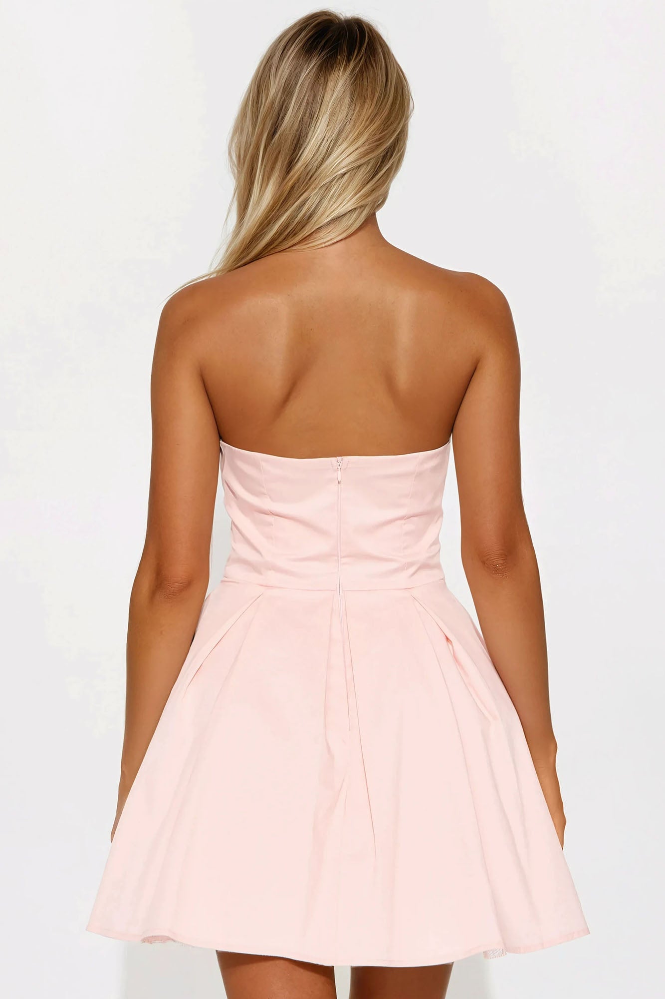 Harper Poplin Mini Dress - Pink