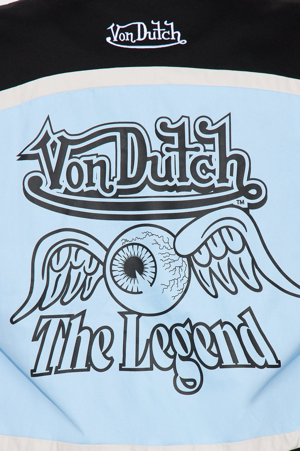Von Dutch The Legend Moto Jacket - Black/Blue