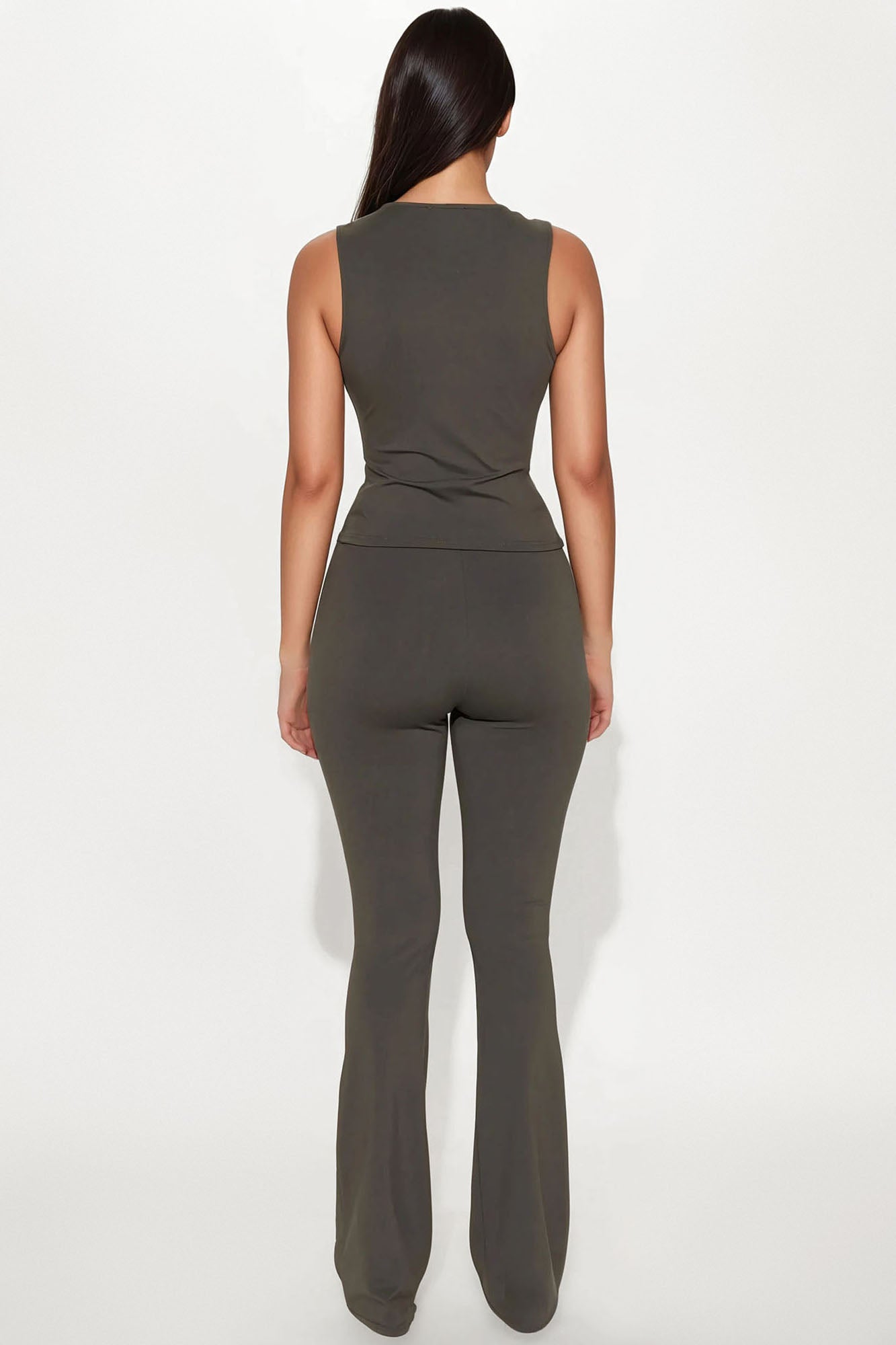 Dance With Me Tonight Pant Set - Olive