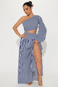 Eccentric Fascination Maxi Dress - Navy/combo