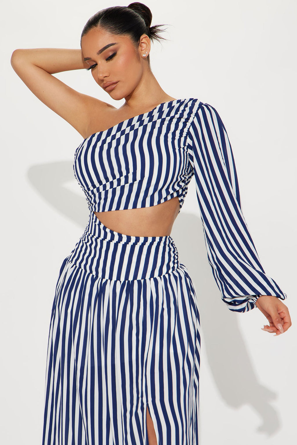 Eccentric Fascination Maxi Dress - Navy/combo