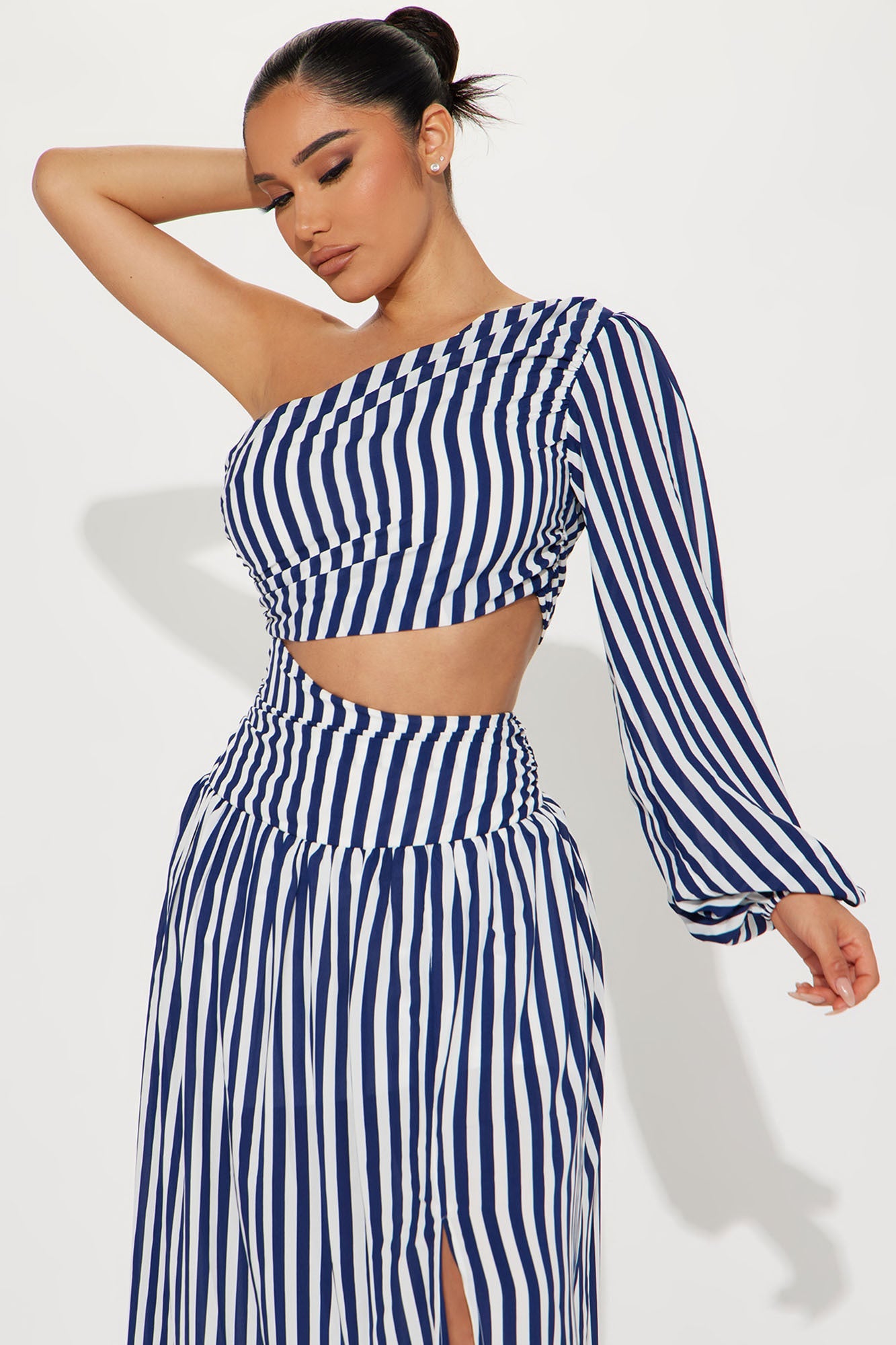 Eccentric Fascination Maxi Dress - Navy/combo