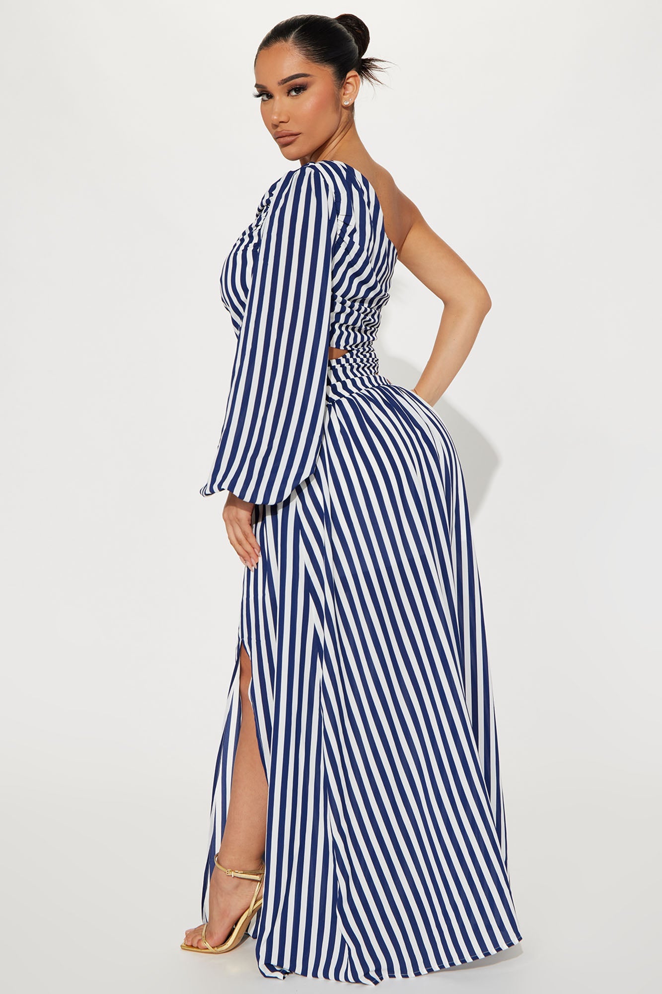 Eccentric Fascination Maxi Dress - Navy/combo