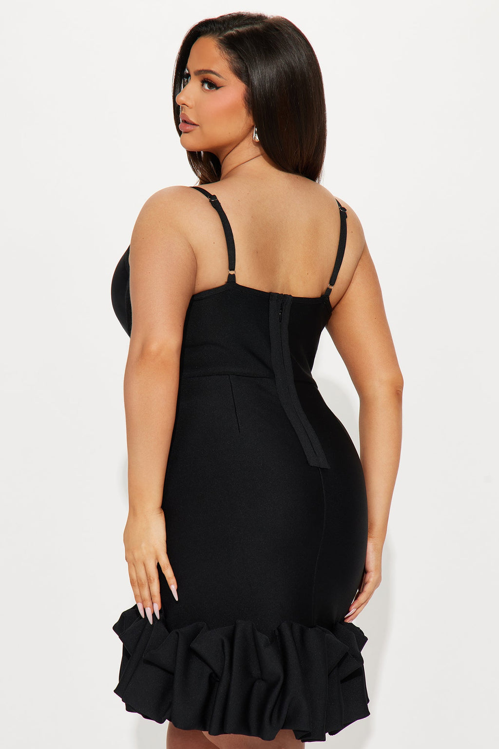Everly Bandage Mini Dress - Black